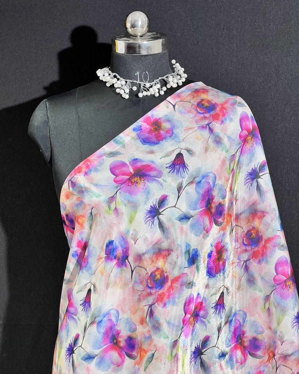 Printed Jimmy Choo Purple Pink 46 Inches Width