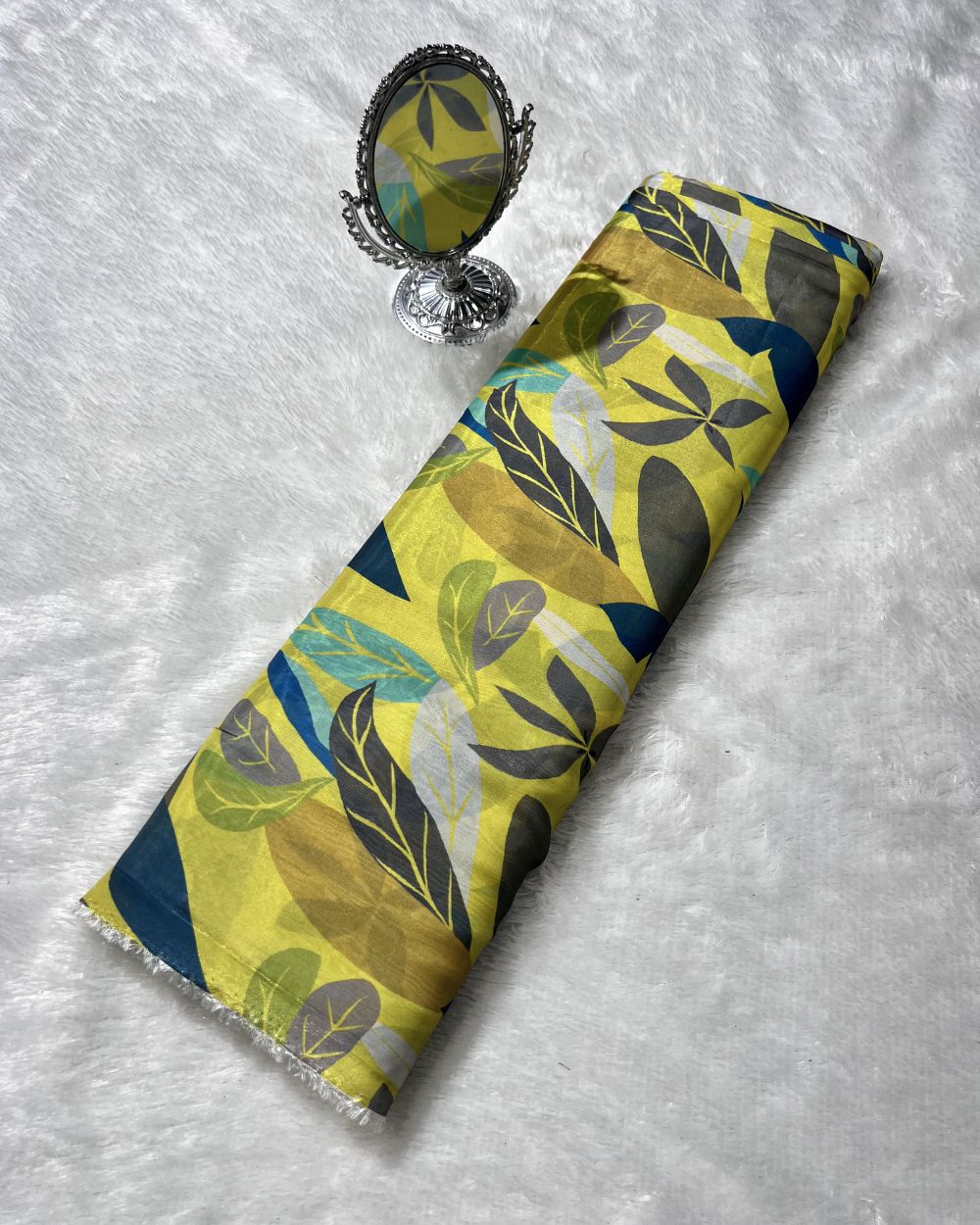 Printed Jimmy Choo Canary Yellow 46 Inches Width