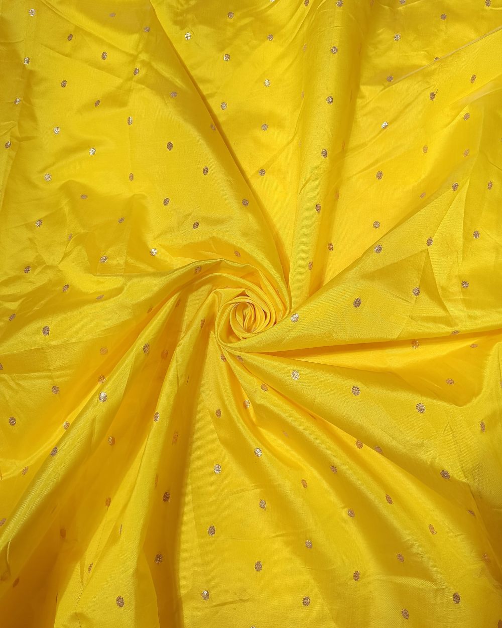 Taffeta Work Yellow Colour 60 Inches Width