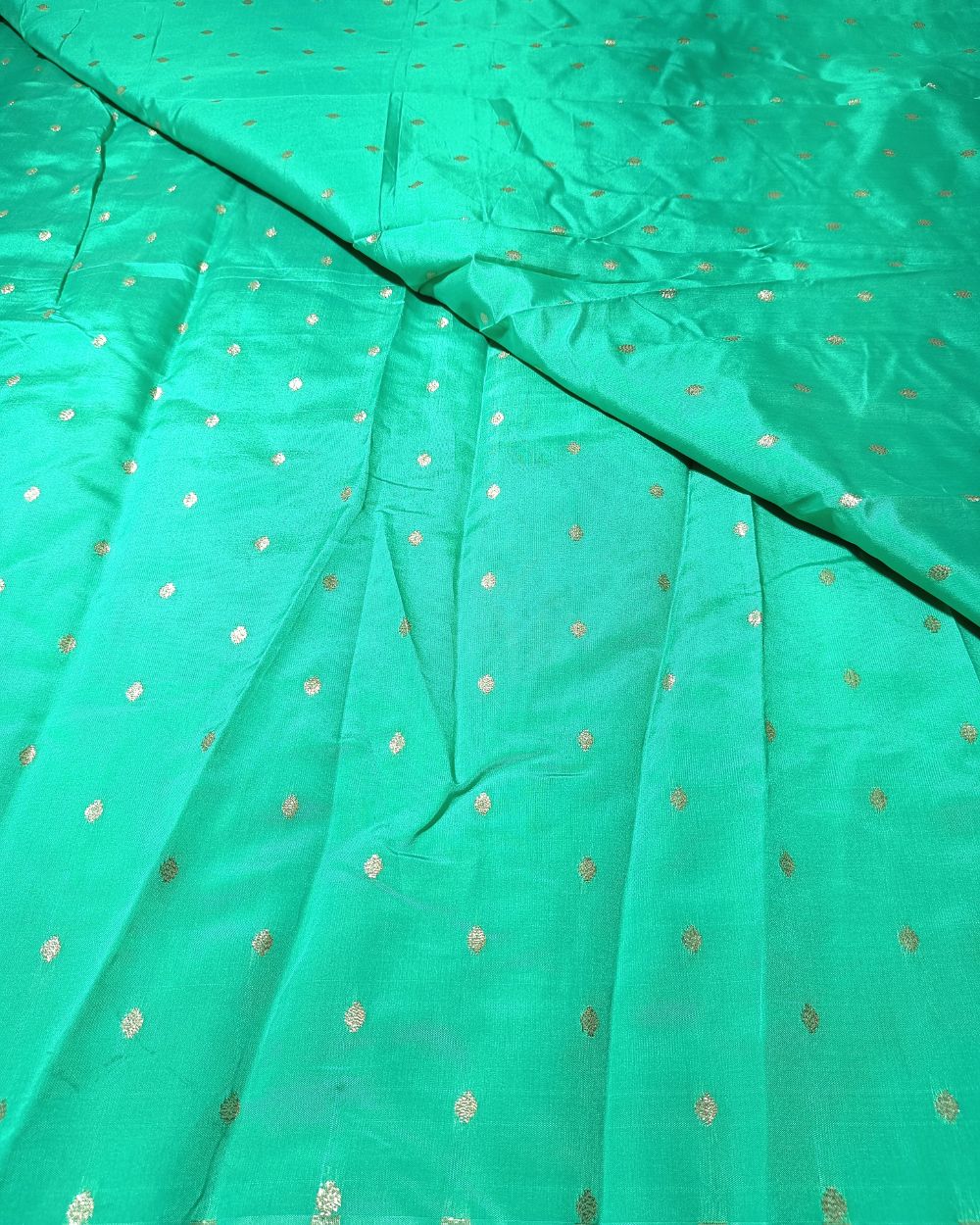 Taffeta Work Turquoise Blue Colour 60 Inches Width