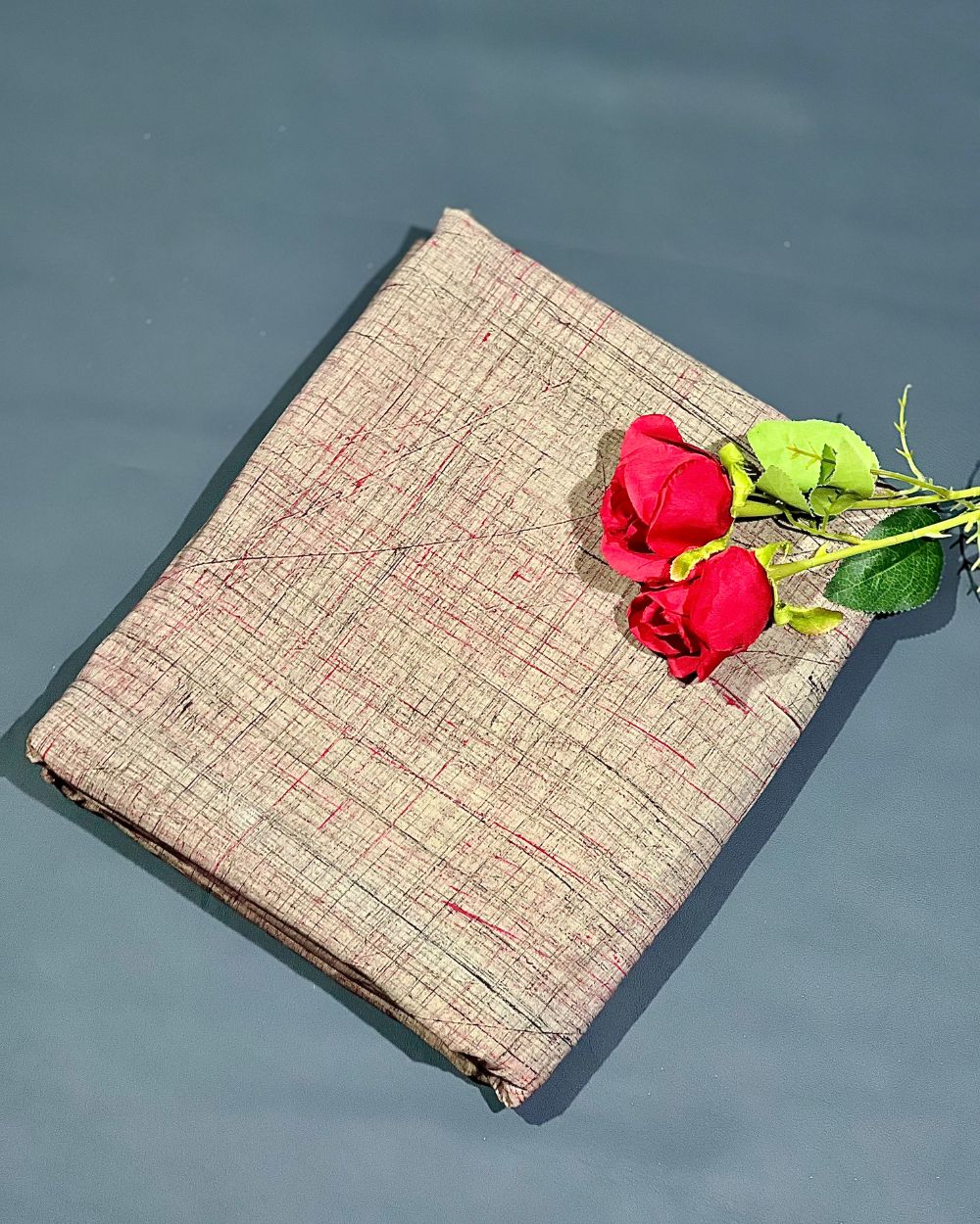 Cotton Brush Batik Plain Pink Colour 44 Inches Width