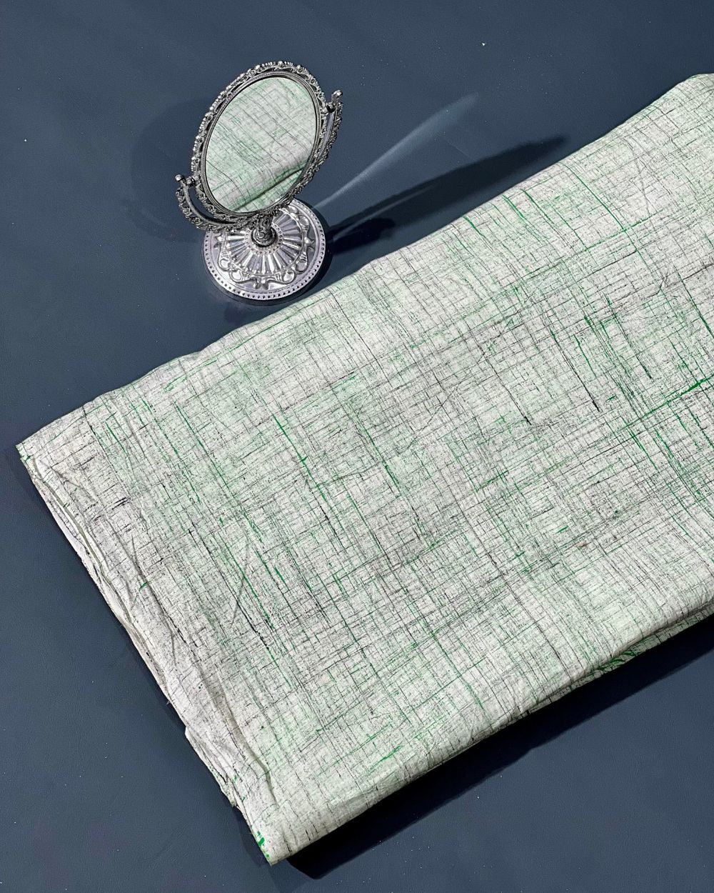 Cotton Brush Batik Plain Celadon Green Colour 44 Inches Width