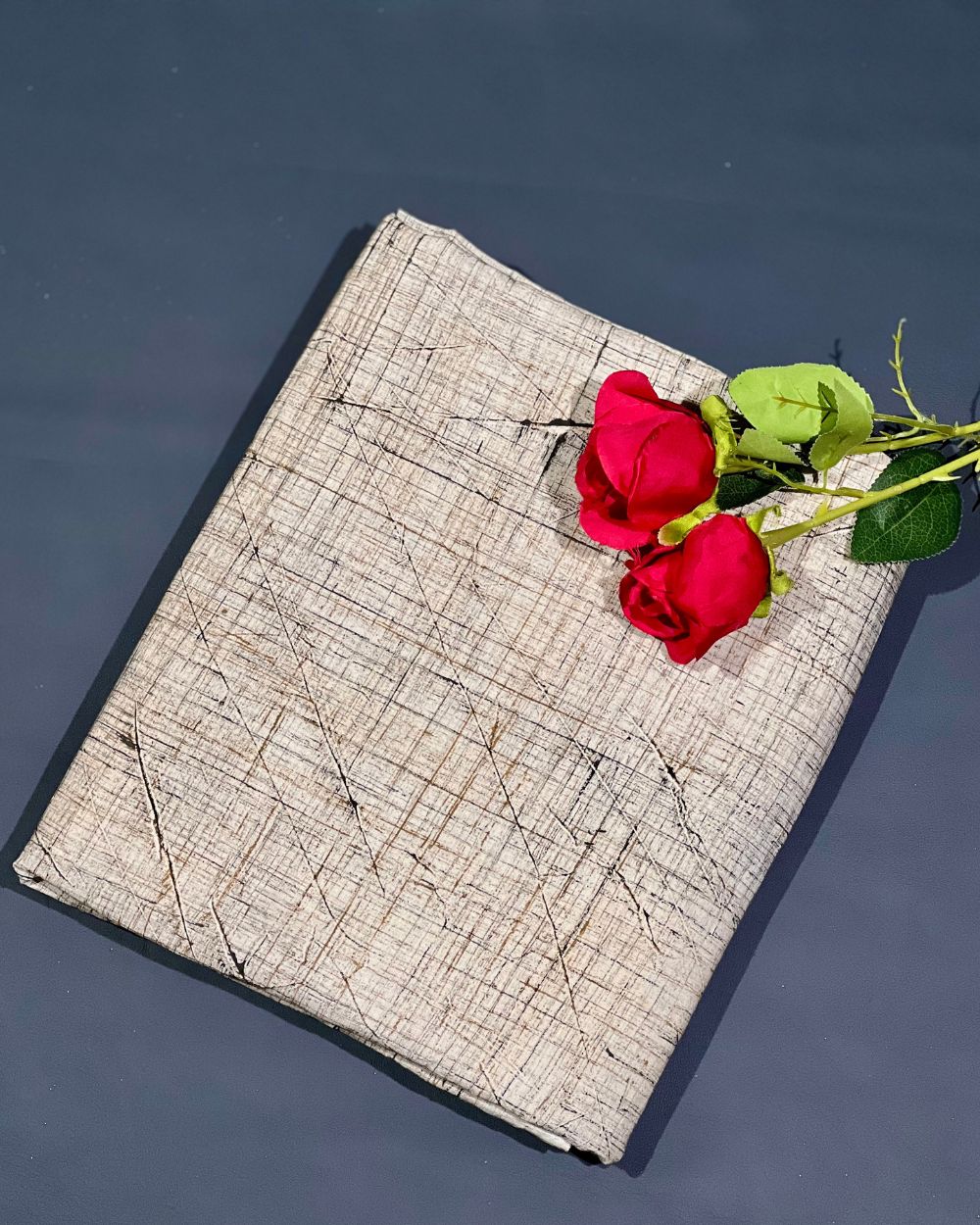 Cotton Brush Batik Plain Off White Colour 44 Inches Width