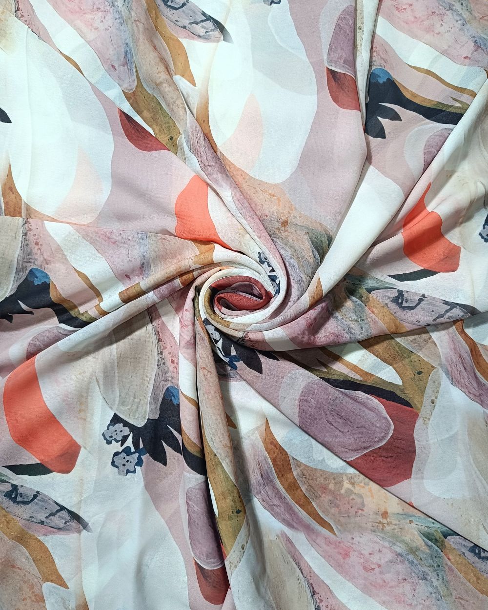 Fox Georgette Digital Print Multicolour Colour 48 Inches Width