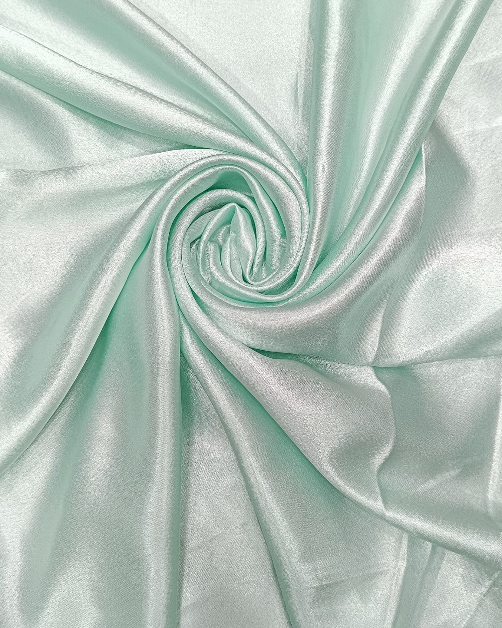 Plain German-Satin Tinted Grey Green Colour 44 Inches Width