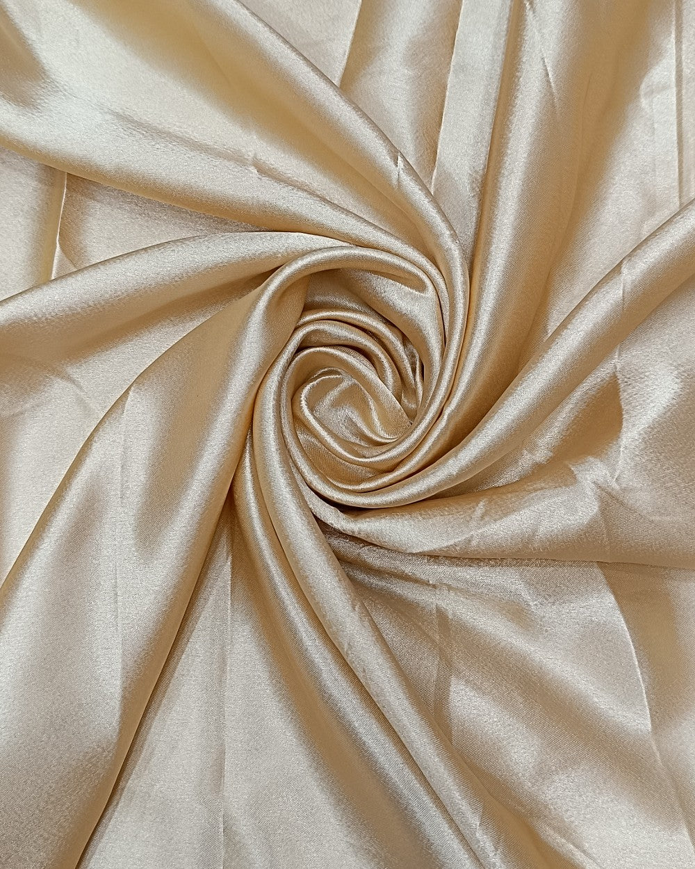 Plain German-Satin Light Golden Colour 44 Inches Width