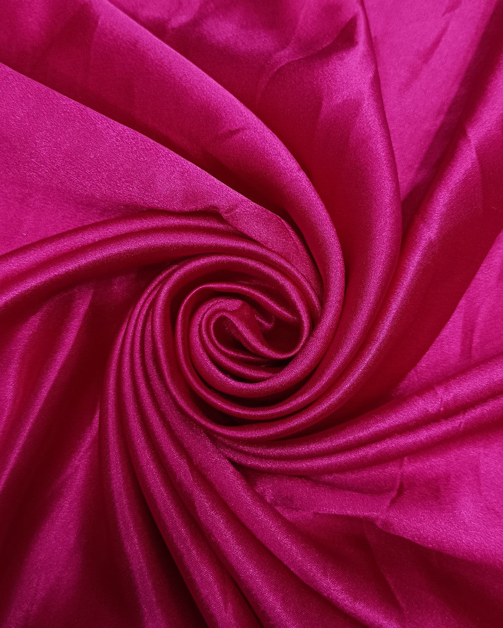 German Satin Fabric Rani Pink Balaji Cutpiece - Main Image