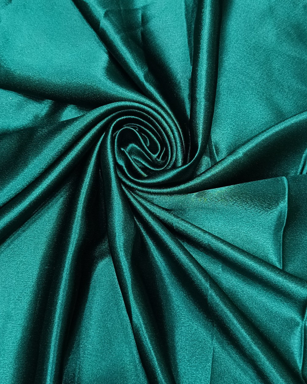 Plain German-Satin Dark Jade Peacock Green(Morpankhi) Colour 44 Inches Width
