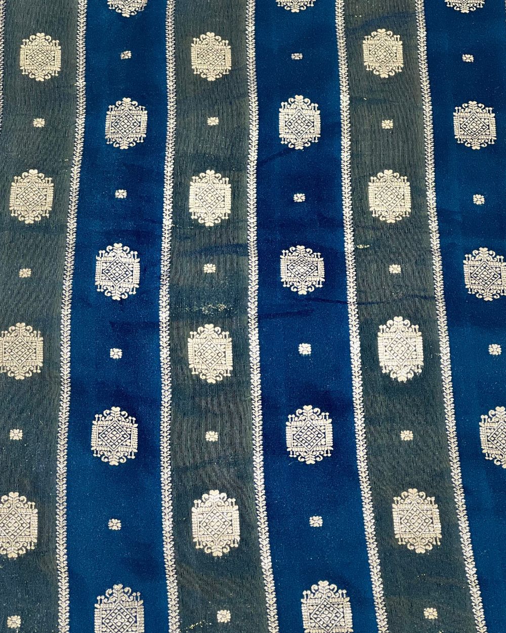 Chanderi Work Kerosene Colour 45 Inches Width