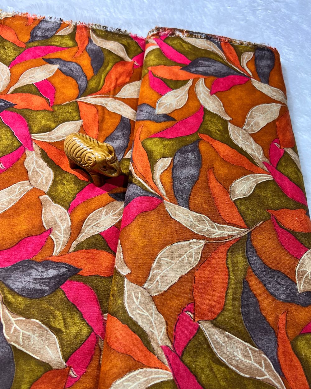 Rayon Foil Print Multicolour Colour 44 Inches Width