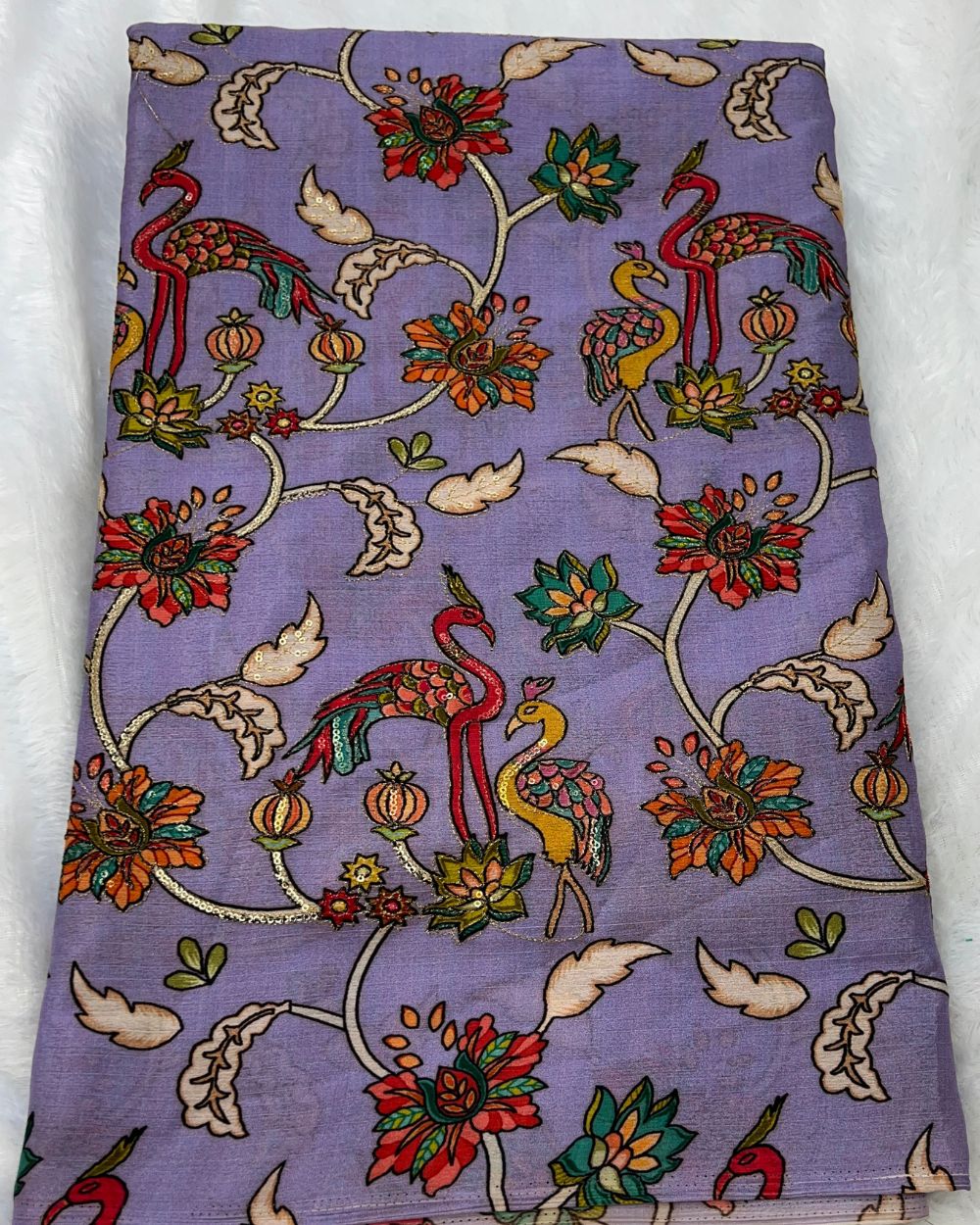 Chinnon Work Lavender Colour 45 Inches Width