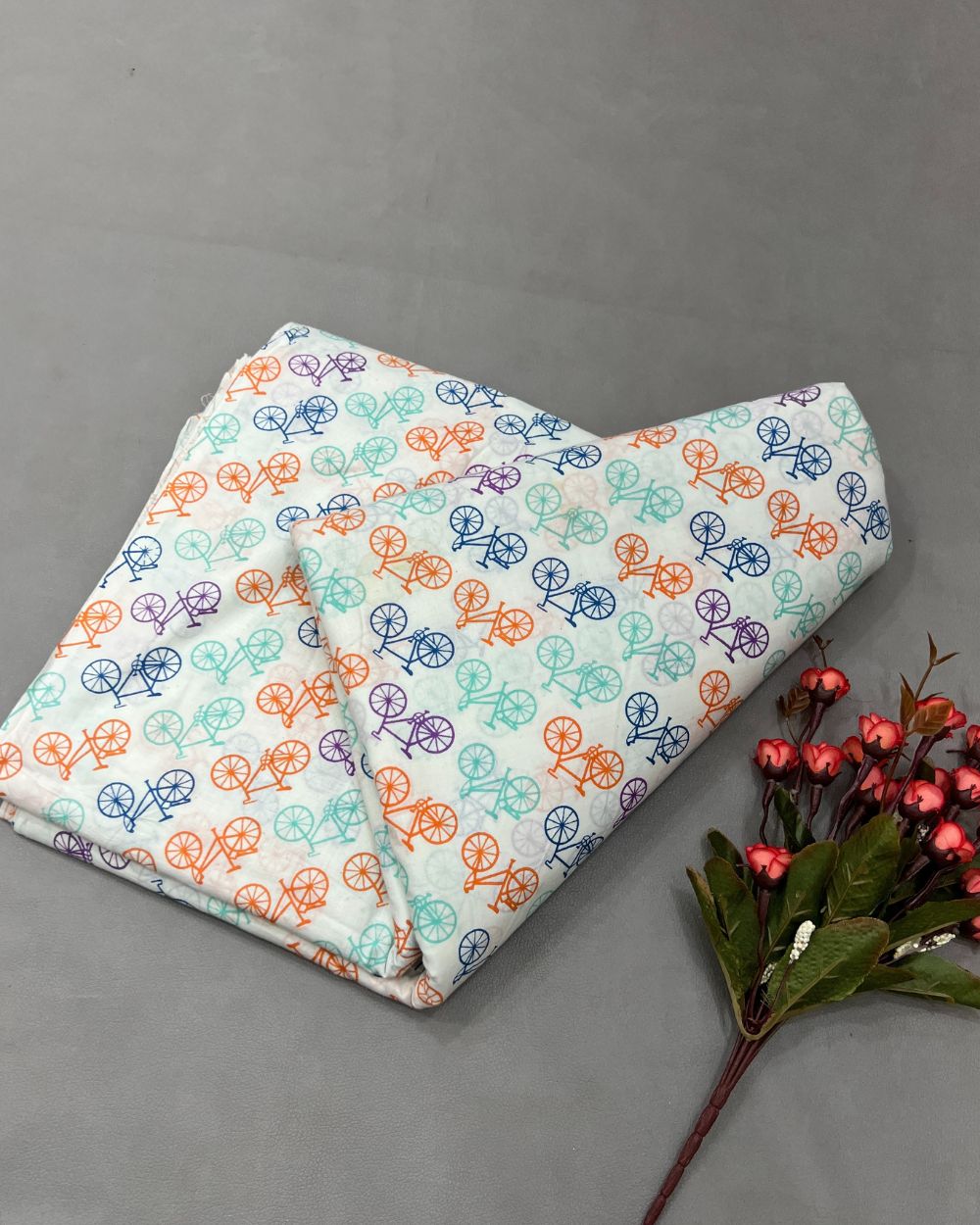 Cambric Cotton Nursery Print Multicolor 42 Inches Width