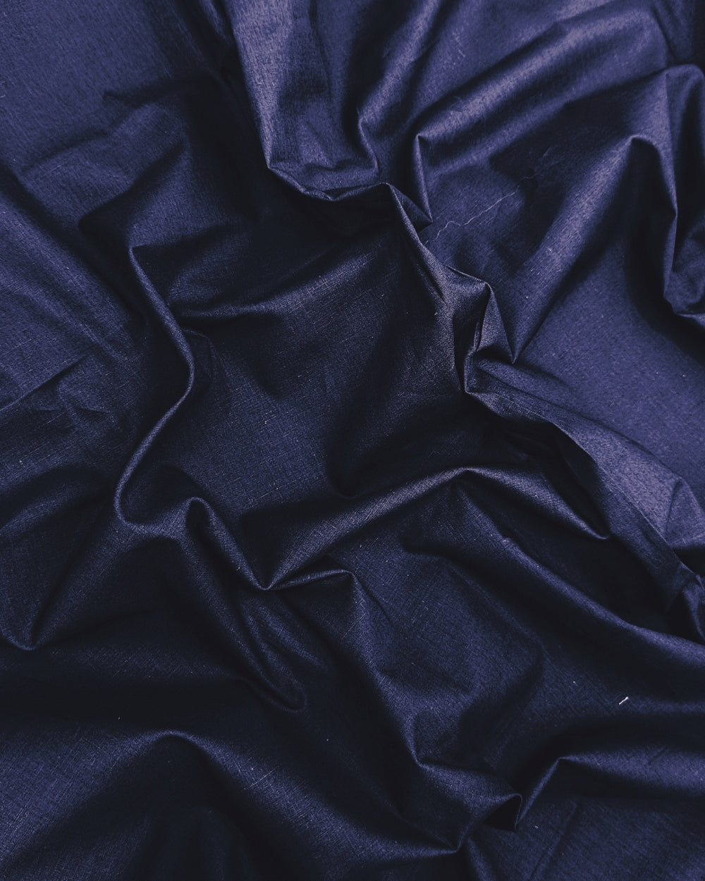 Plain Poplin-Cotton Navy Blue Colour 42 Inches Width