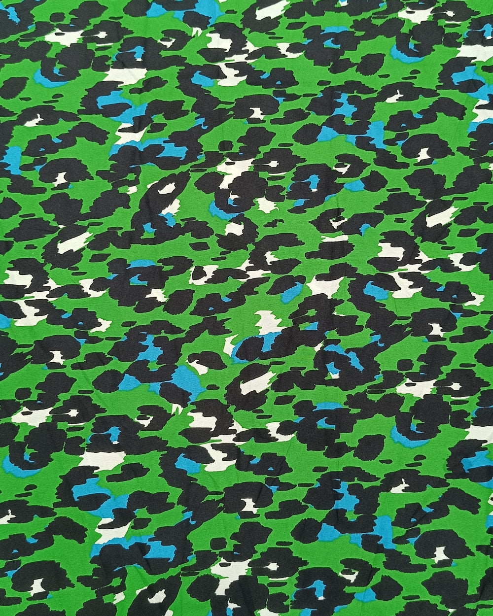 Printed Crepe Green Colour 44 Inches Width
