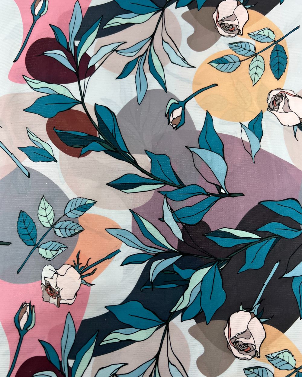 Printed Fiona La-Shimmer Multicolor 44 Inches Width