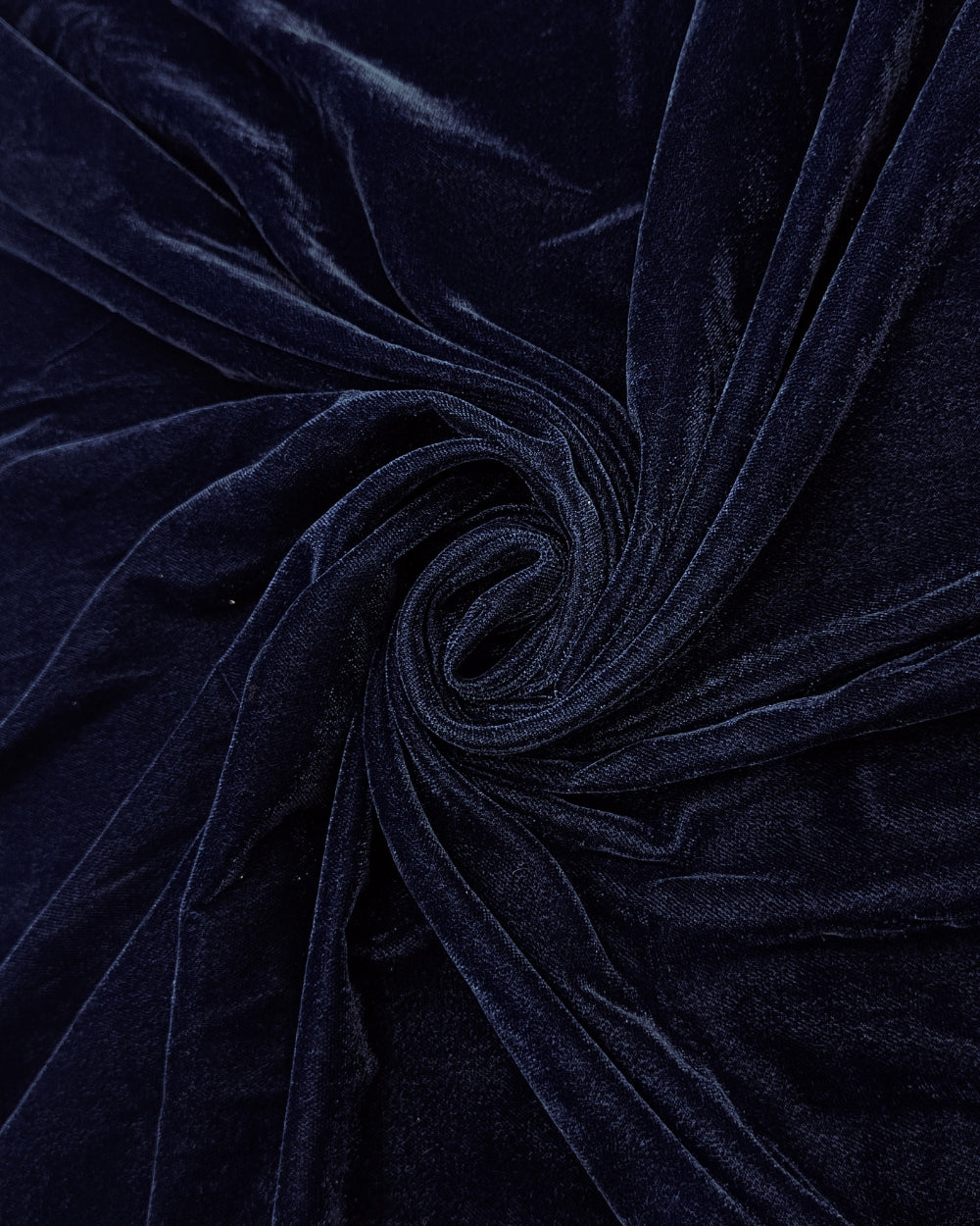 Plain Premium Velvet Navy Blue Colour 42 Inches Width