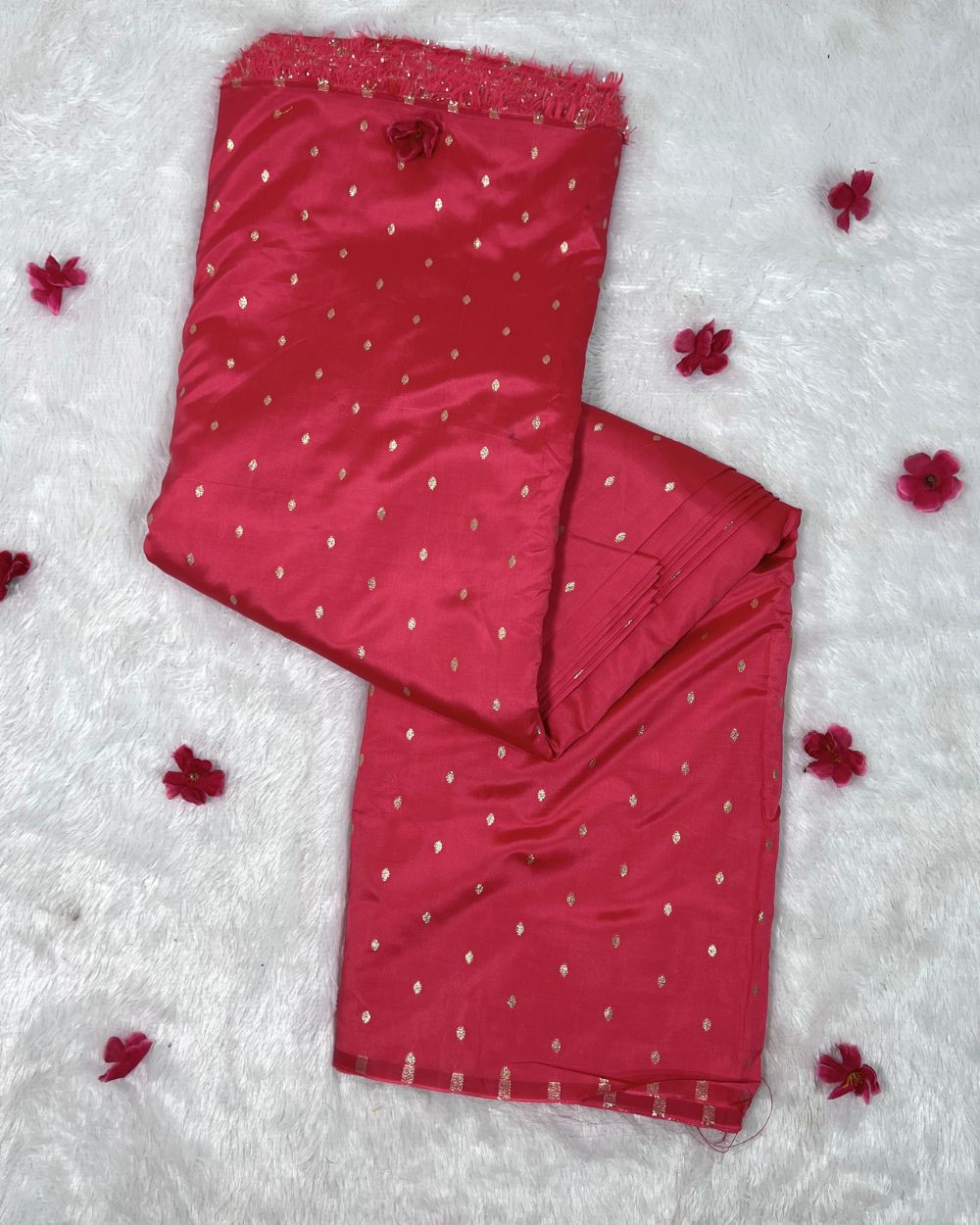 Taffeta Work Peach Pink Colour 60 Inches Width