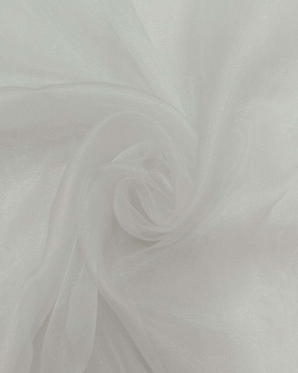 Plain Organza White Colour 45 Inches Width