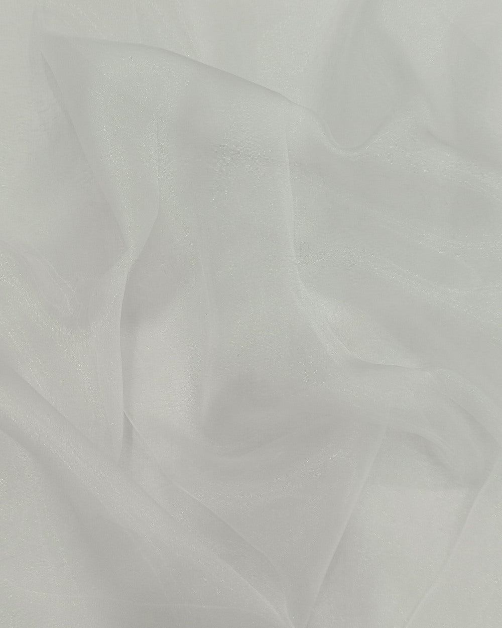 Plain Organza White Colour 45 Inches Width