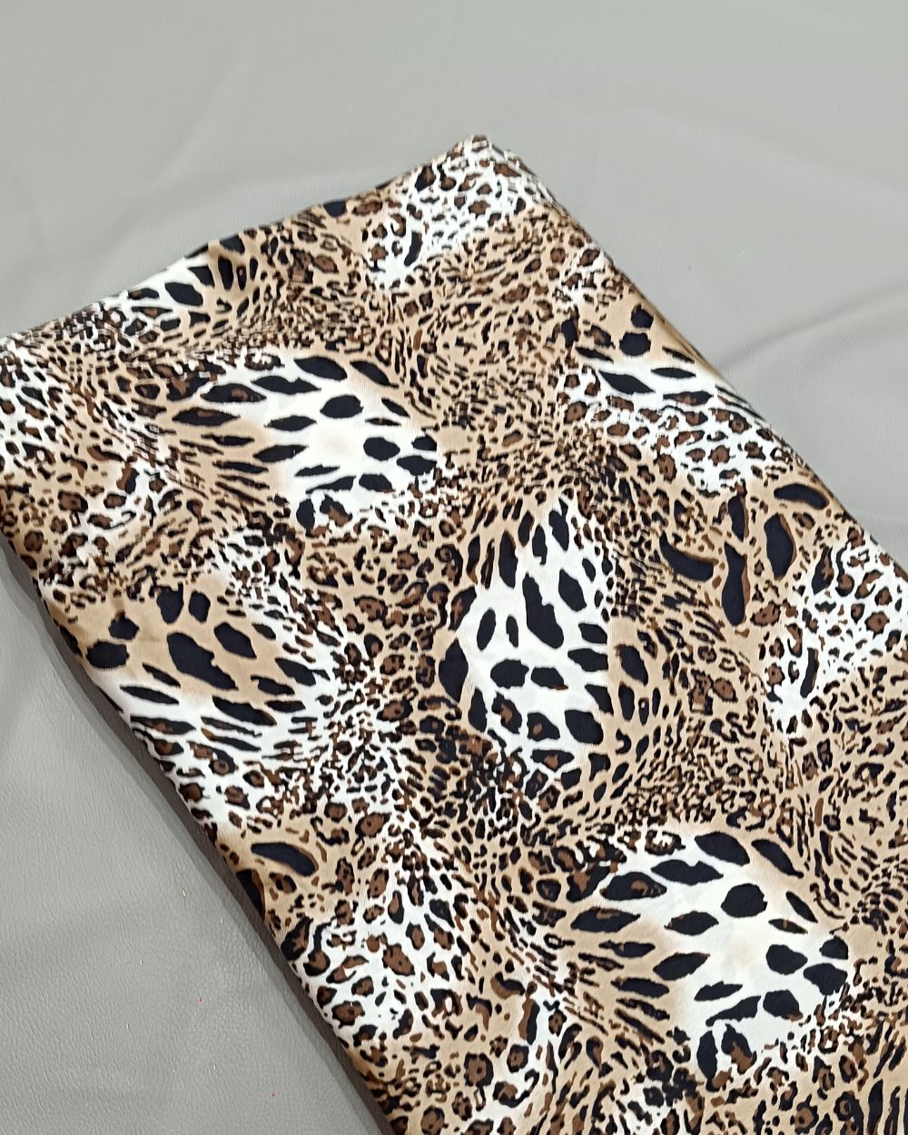 Printed Satin Brown Colour 45 Inches Width