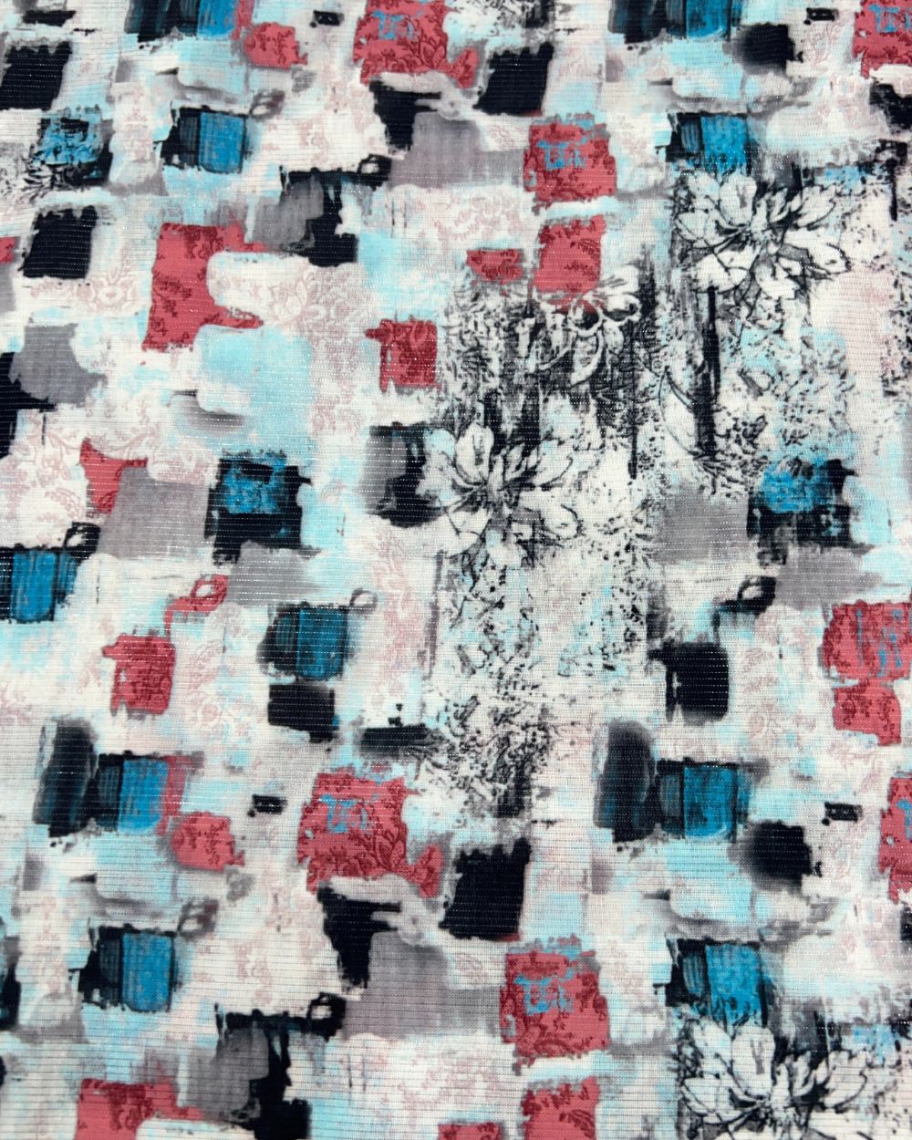 Printed Shimmer Bali Cotton Multicolor 44 Inches Width