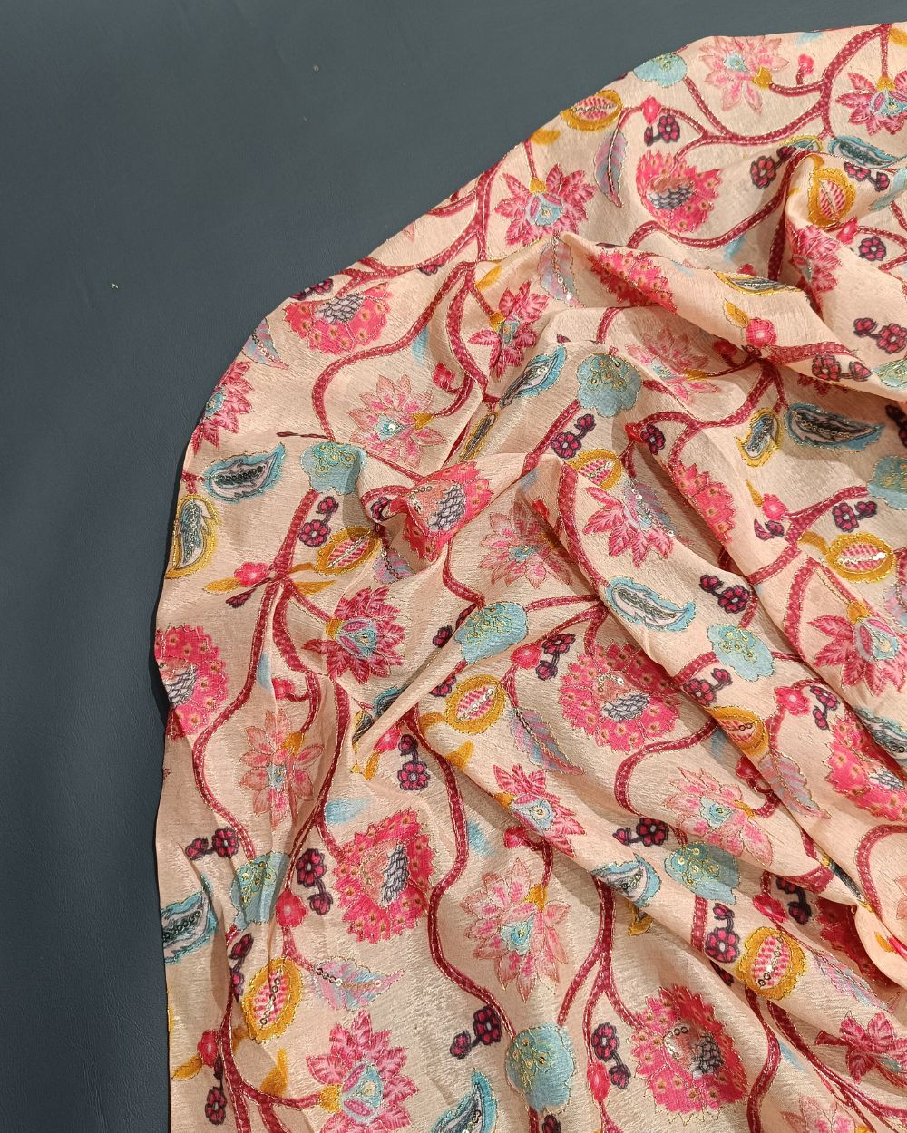 Chinnon Work Light Golden Colour 46 Inches Width