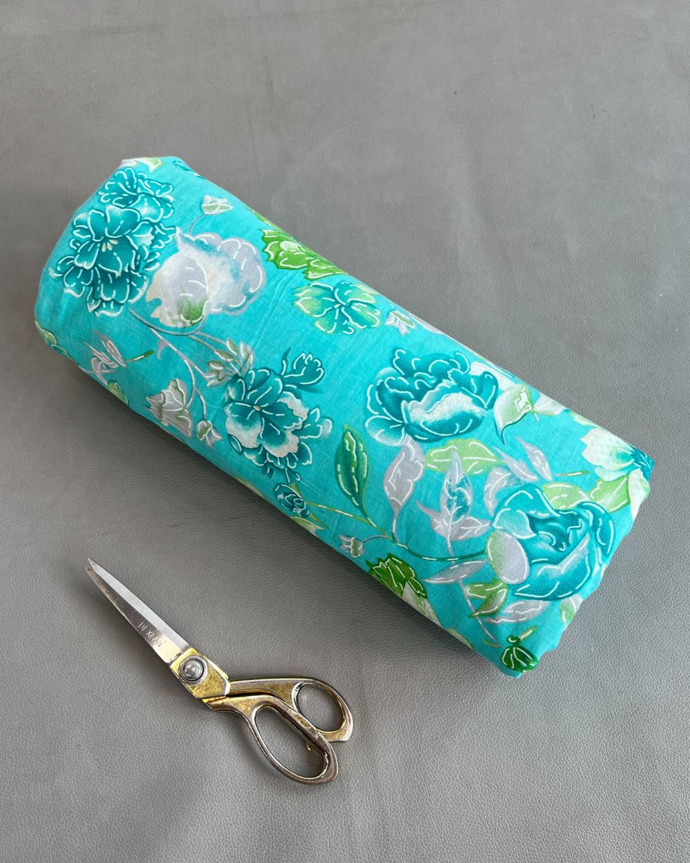 Printed Cotton (Foil) Sky Blue Colour 45 Inches Width