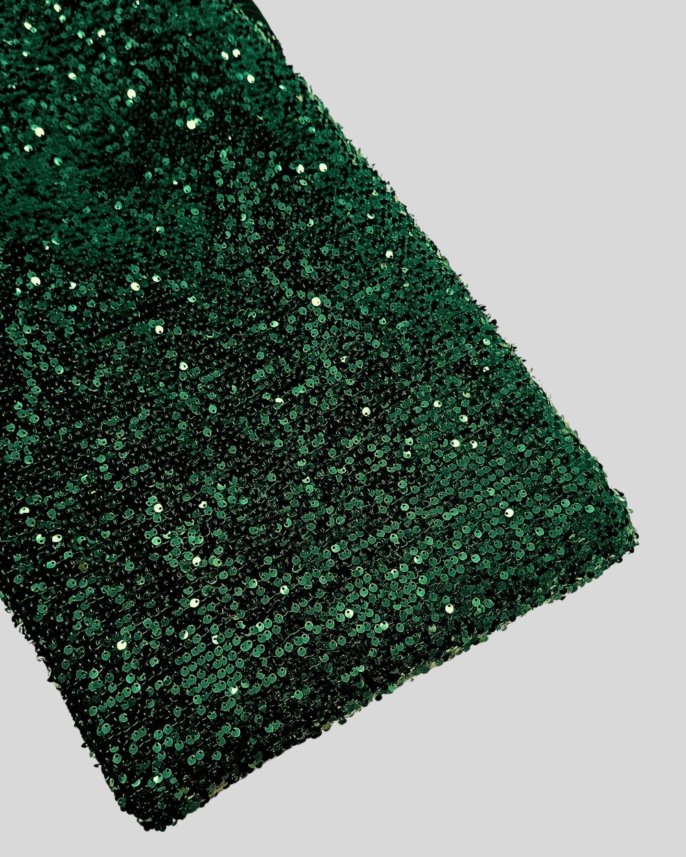 Velvet Sequin Green Colour 56 Inches Width