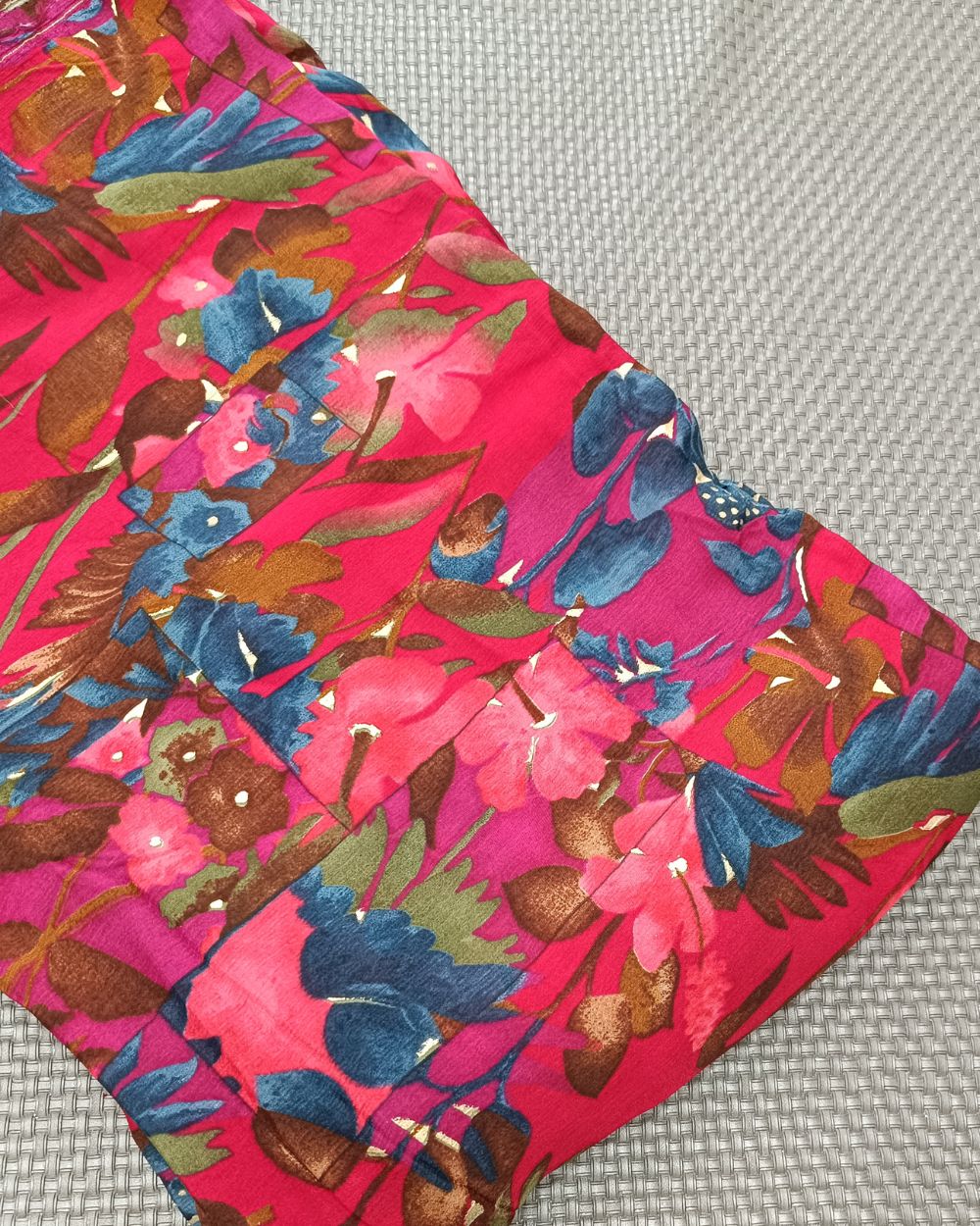 Printed Chinnon Pink Colour 42 Inches Width