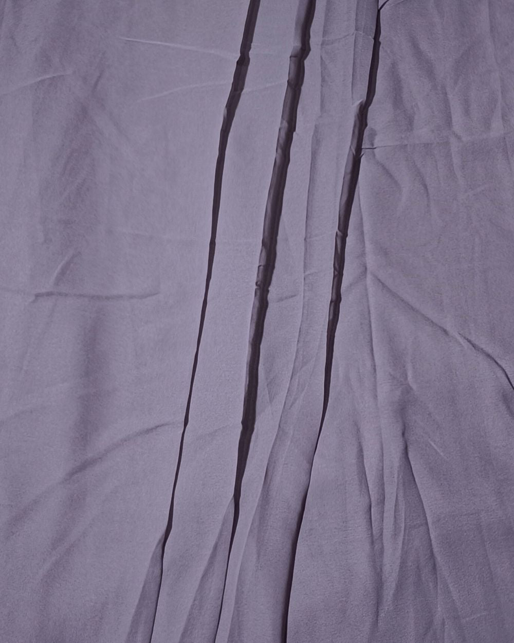Plain Georgette Rocket Metallic Grey Colour 44 Inches Width
