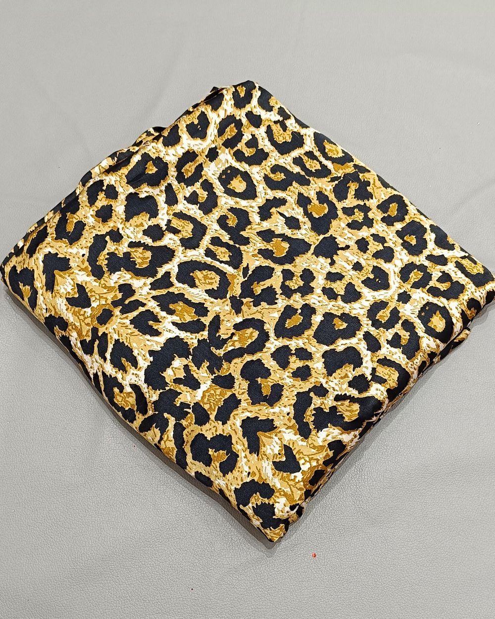 Printed Satin Mustard Yellow  Colour 45 Inches Width