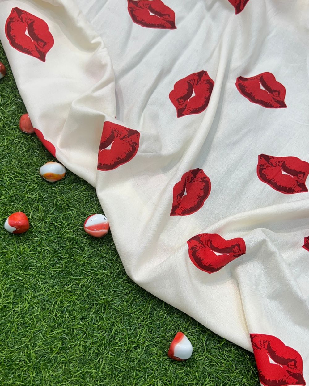 Printed Rayon White Colour 54 Inches Width