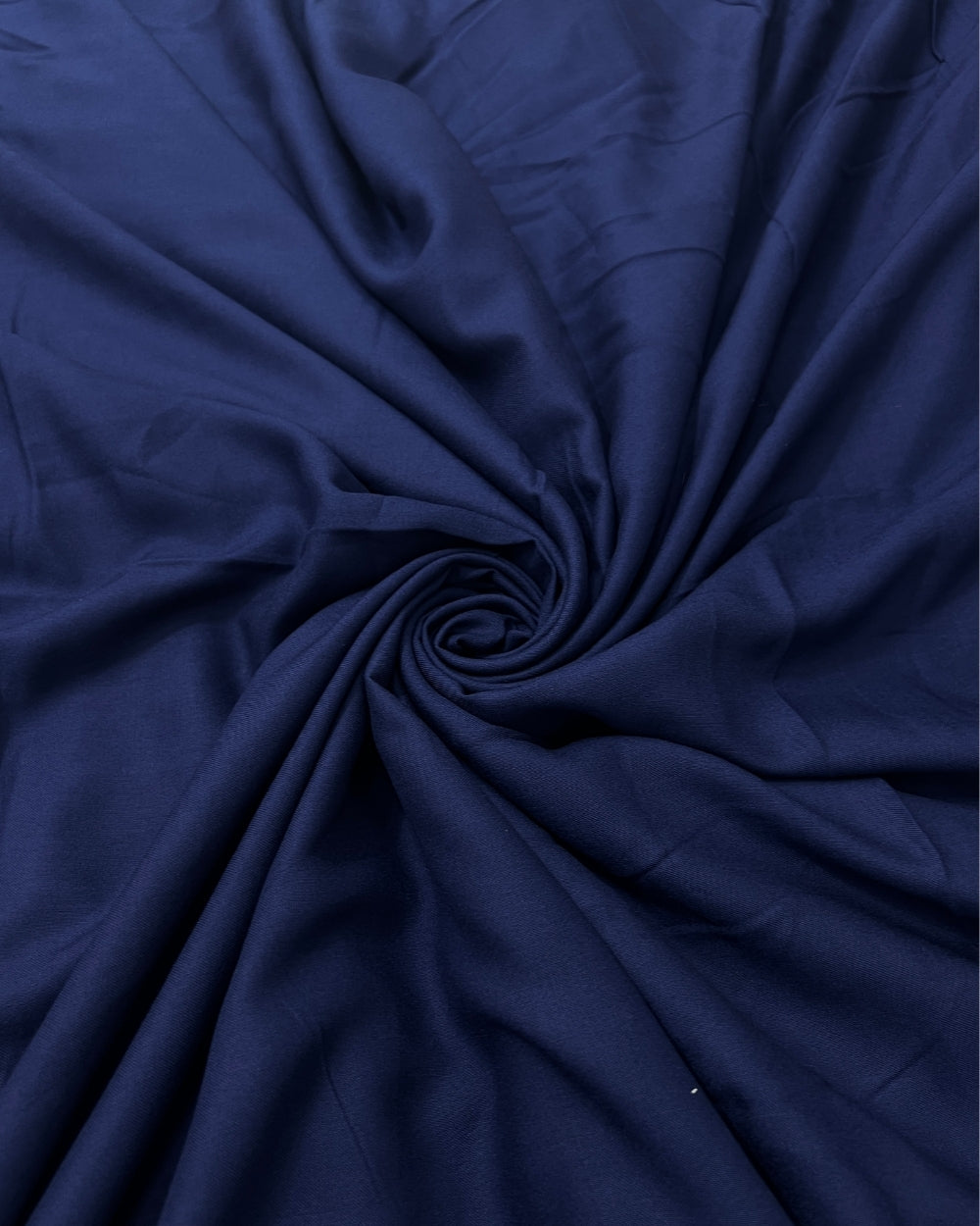 Plain Rayon-cotton Indigo Dark Blue Colour 44 Inches Width