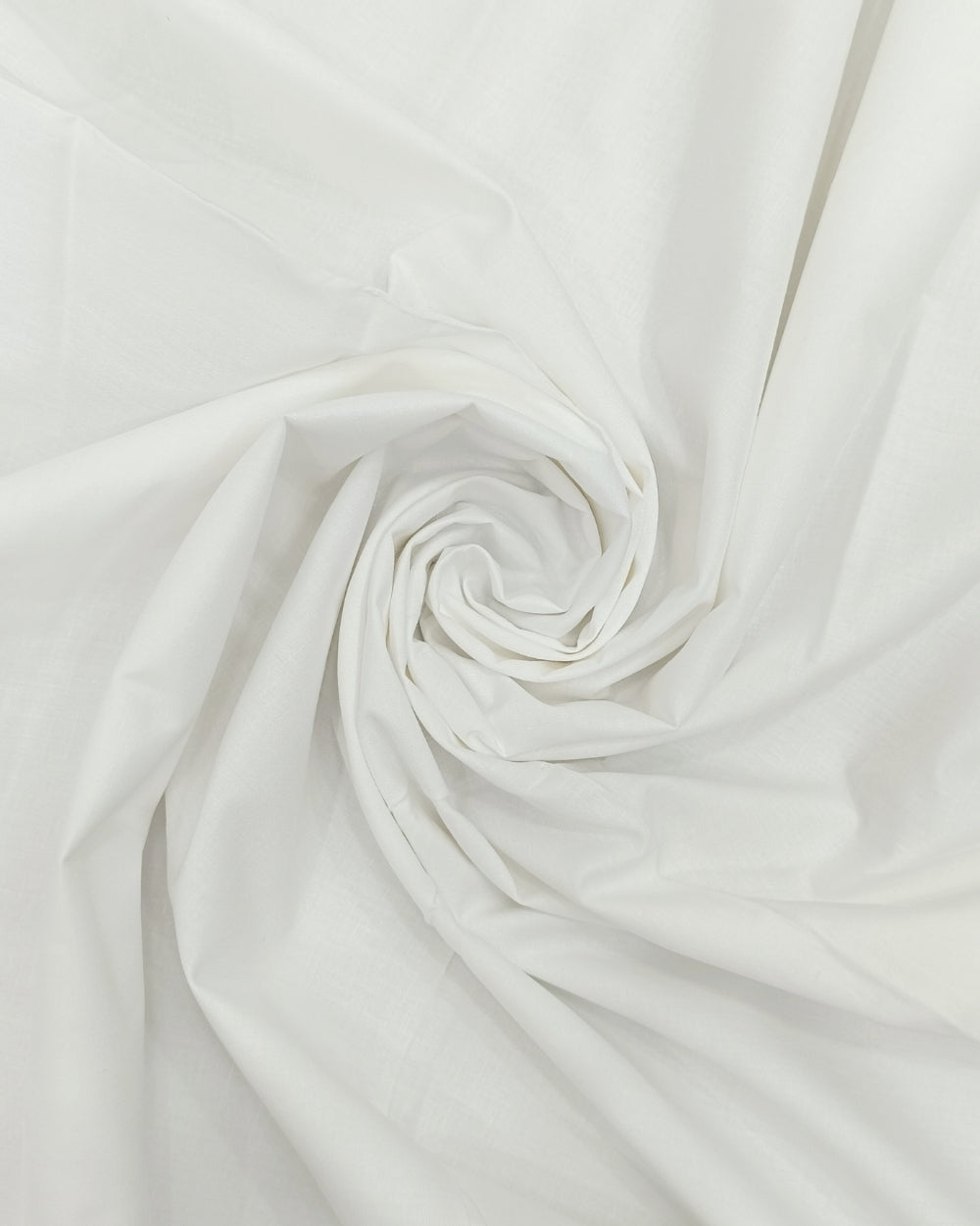 Plain Poplin-Cotton White Colour 42 Inches Width
