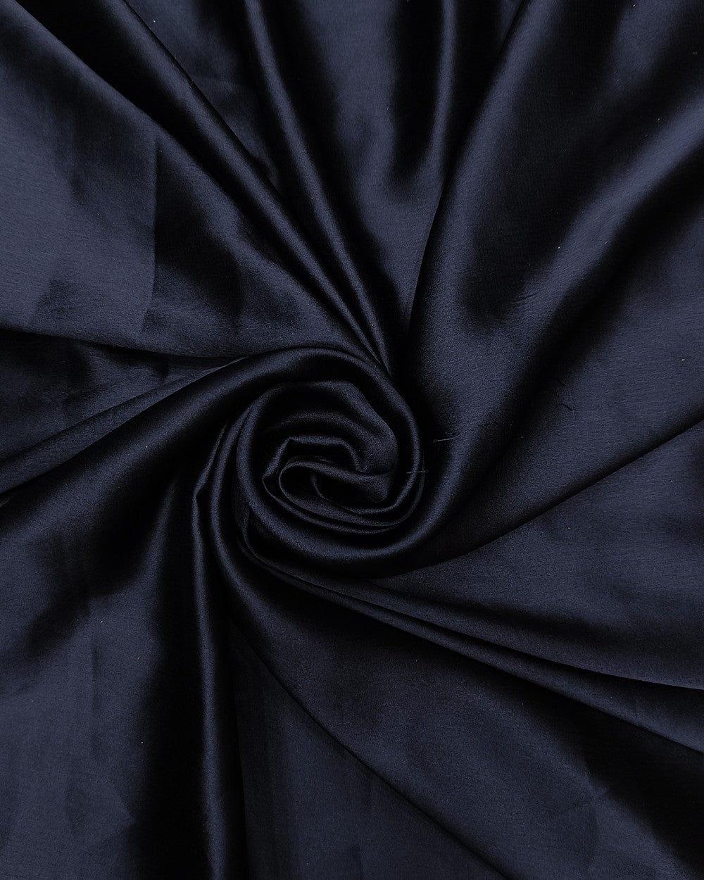 Plain Japan Satin Dark Navy Blue Colour 42 Inches Width