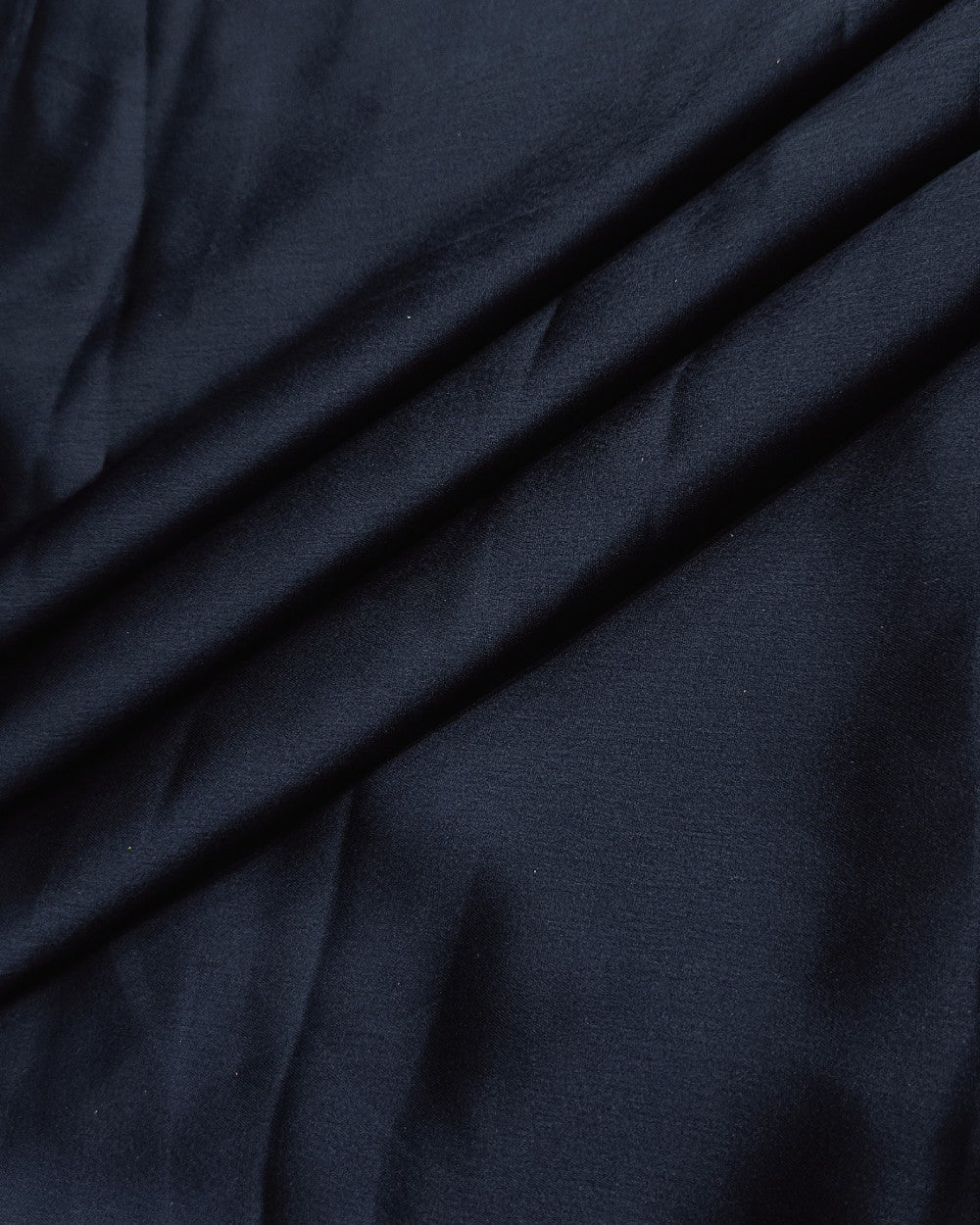Plain Japan Satin Dark Navy Blue Colour 42 Inches Width