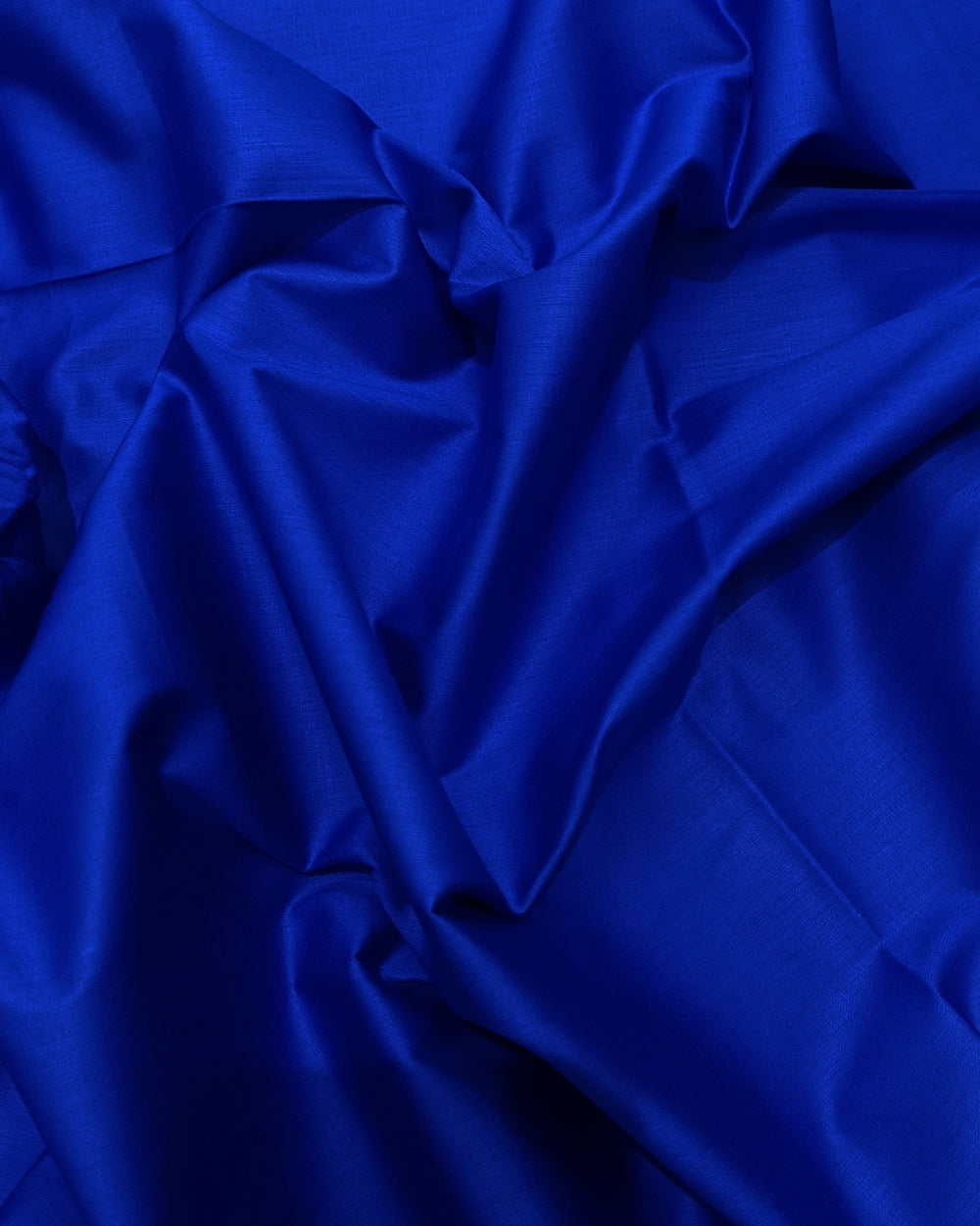 Plain Glaze-Cotton Royal Blue Colour 42 Inches Width