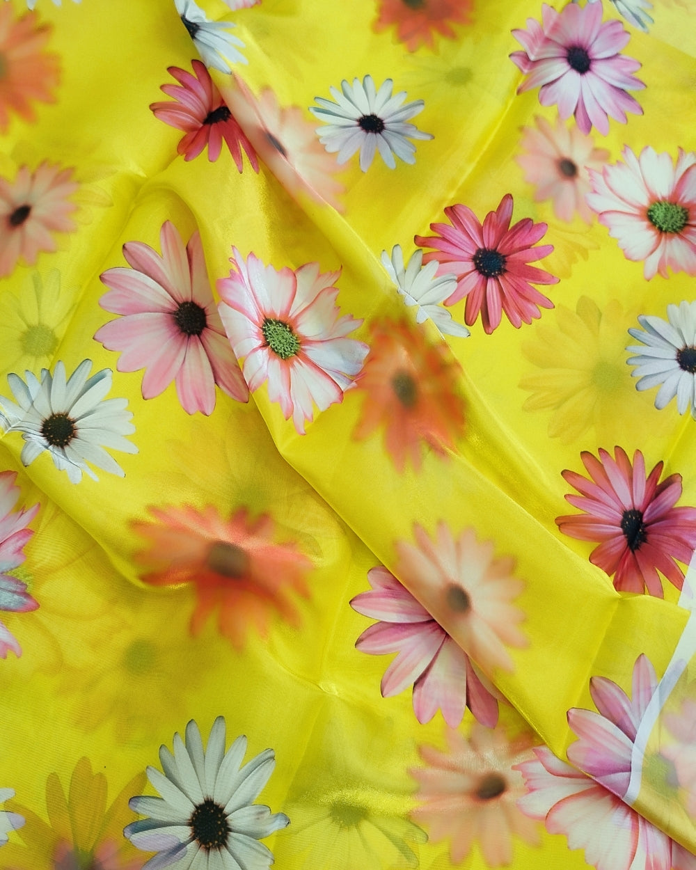 Printed Jimmy Choo Yellow Colour 44 Inches Width