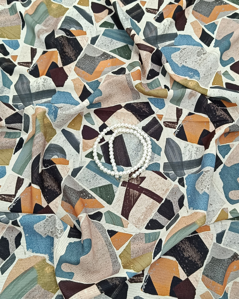 Printed Fiona Shimmer Multicolor 44 Inches Width