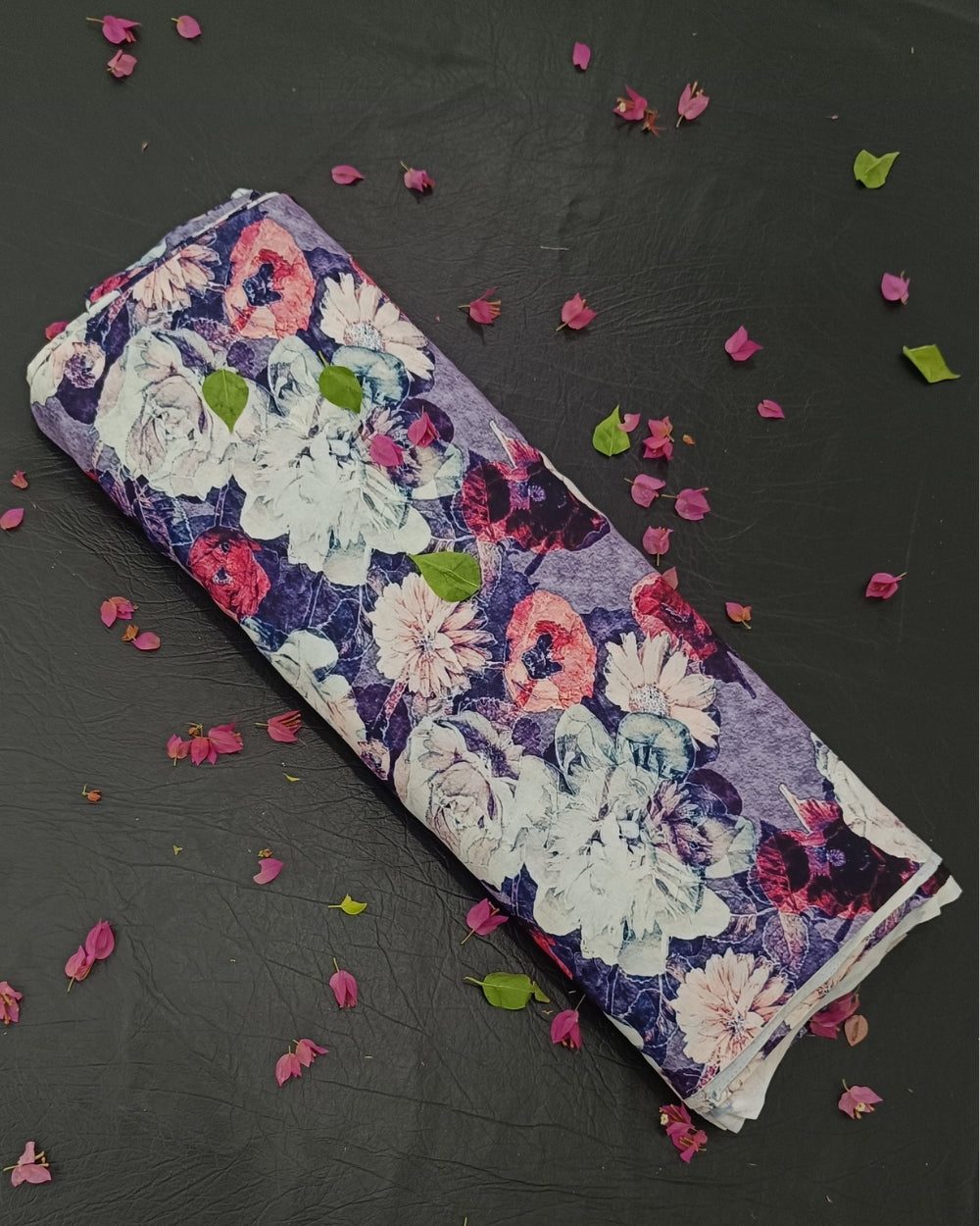 Printed Fiona Purple Colour 42 Inches Width