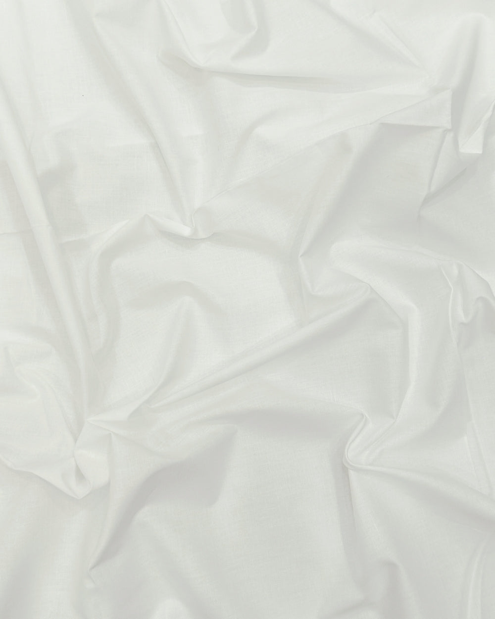 Plain Poplin-Cotton White Colour 42 Inches Width