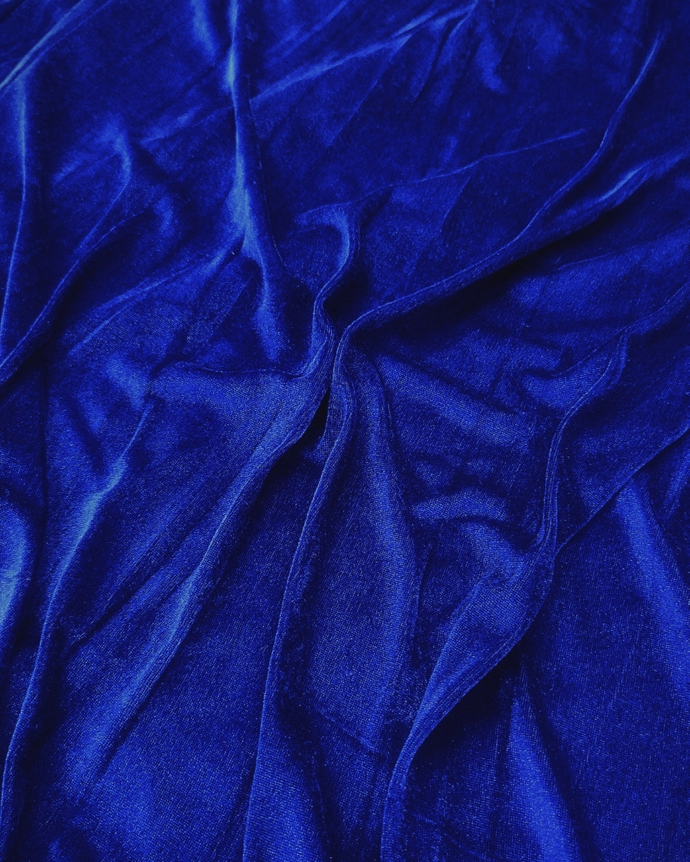 Plain Velvet Royal Blue Colour 60 Inches Width