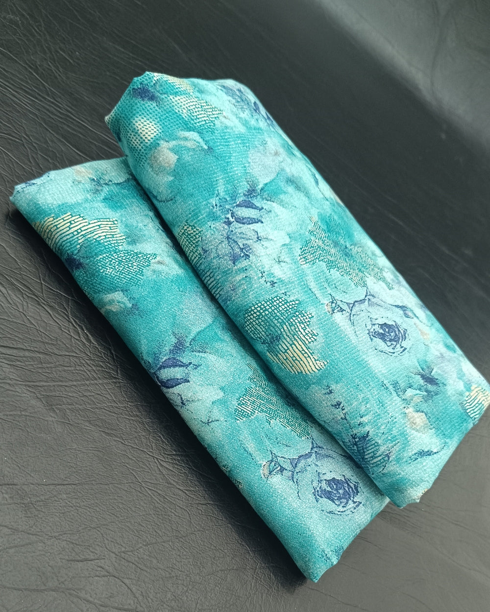 Printed Cotton(Foil) Peacock Green(Morpankhi) Colour 44 Inches Width