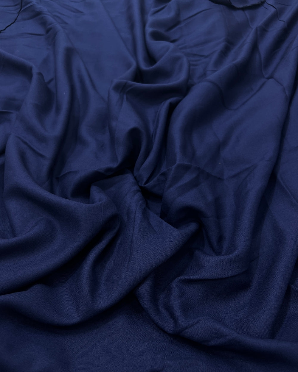 Plain Rayon-cotton Indigo Dark Blue Colour 44 Inches Width