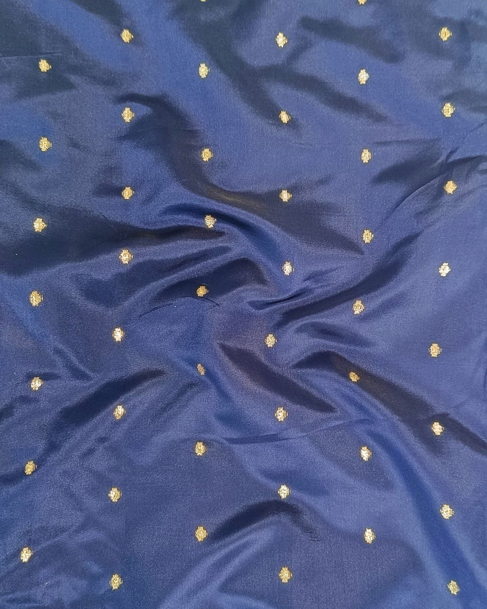 Taffeta Work Dark Navy Blue Colour 60 Inches Width