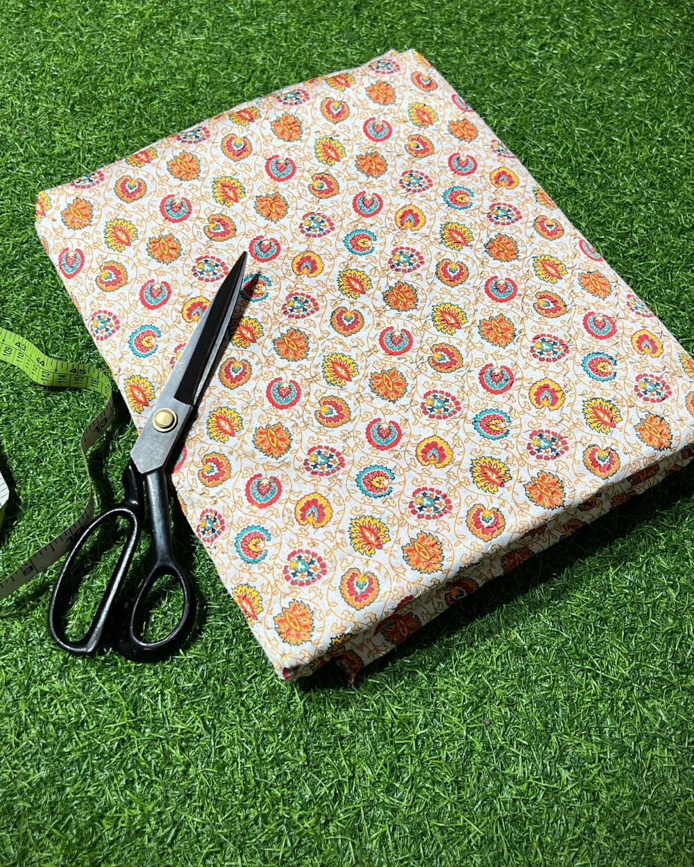 Silk Crochet Work Multicolor 42 Inches Width