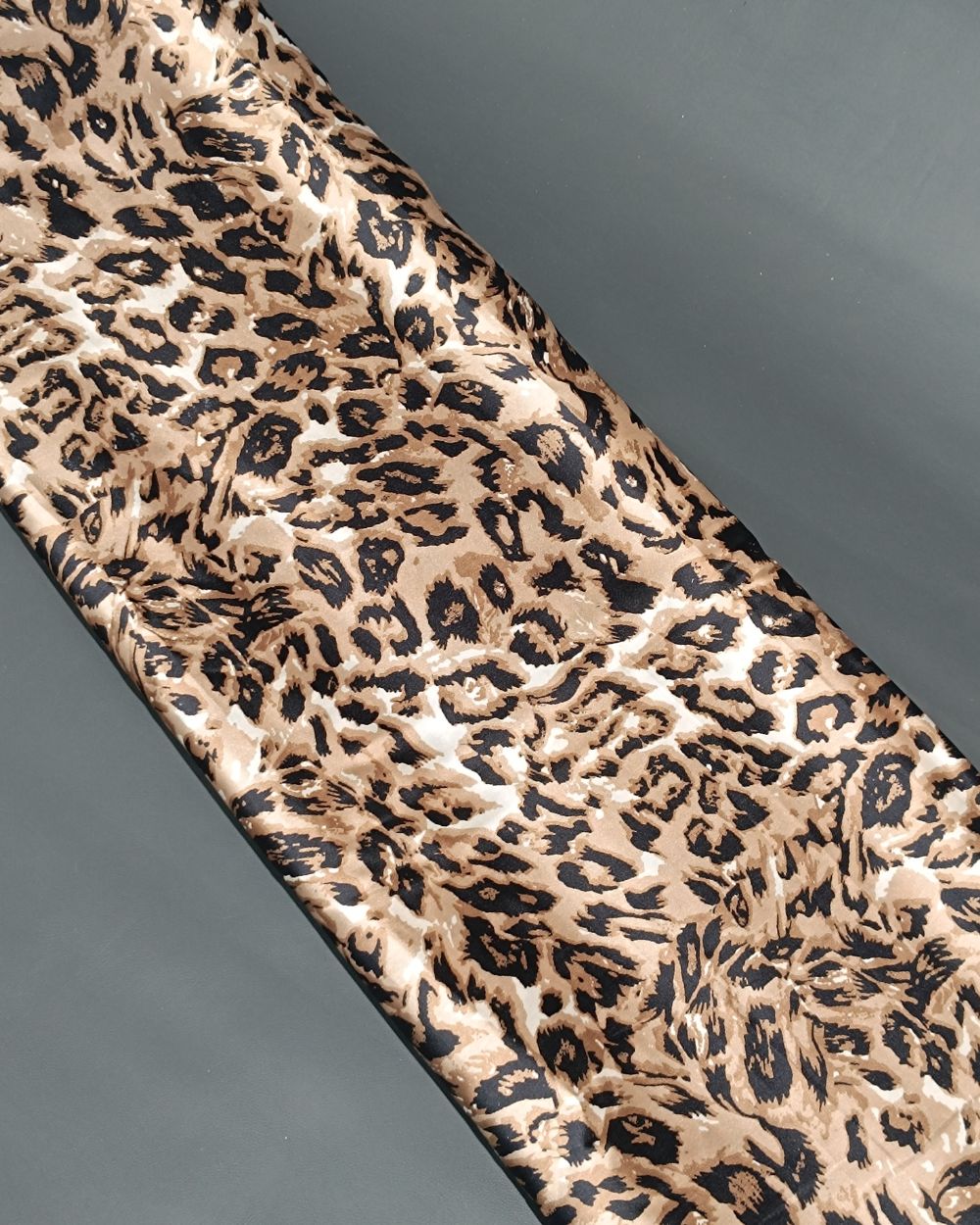 Printed Satin Coffee Colour 44 Inches Width