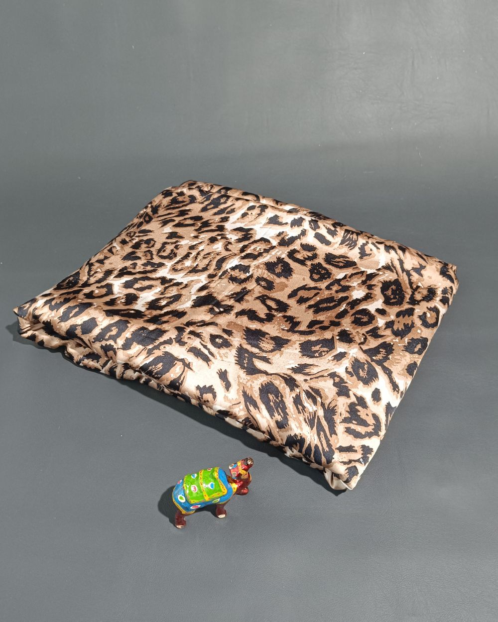 Printed Satin Coffee Colour 44 Inches Width