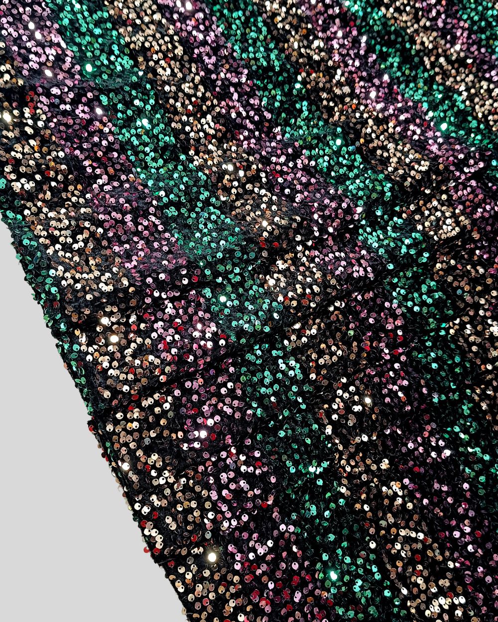 Velvet  Sequin Multicolor 57 Inches Width
