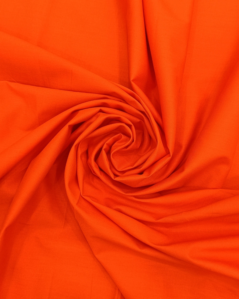 Plain Poplin-Cotton Orange Colour 42 Inches Width
